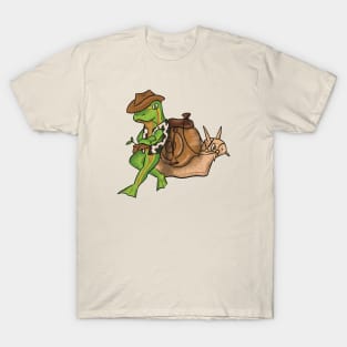 Cowboy Frog and his Steed T-Shirt